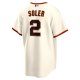 Men's San Francisco Giants Jorge Soler Nike Cream Home Replica Player Jersey