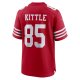 Men's San Francisco 49ers George Kittle Nike Scarlet Team Game Jersey