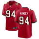 Men's Nike #94 Calijah Kancey Red Tampa Bay Buccaneers 2023 NFL Draft First Round Pick Limited Jersey