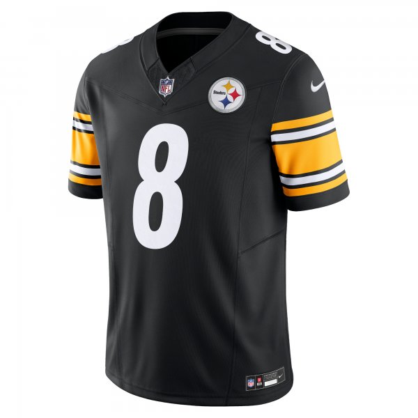 Men's Pittsburgh Steelers Kenny Pickett Nike Black Vapor F.U.S.E. Limited Jersey