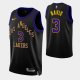 2023-24 City Edition Los Angeles Lakers #3 Anthony Davis Black Swingman Jersey