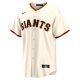 Men's San Francisco Giants Alyssa Nakken Nike Cream Home Replica Player Jersey