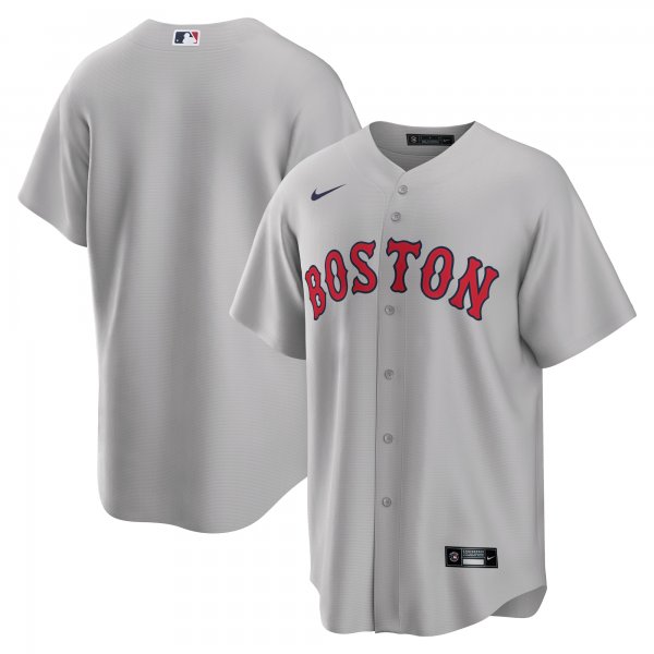 Men's Boston Red Sox Nike Gray Road Replica Team Jersey