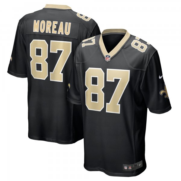 Men's New Orleans Saints Foster Moreau Nike Black Game Jersey