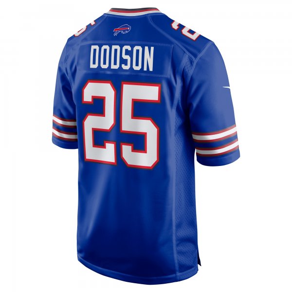 Men's Buffalo Bills Tyrel Dodson Nike  Royal Team Game Jersey