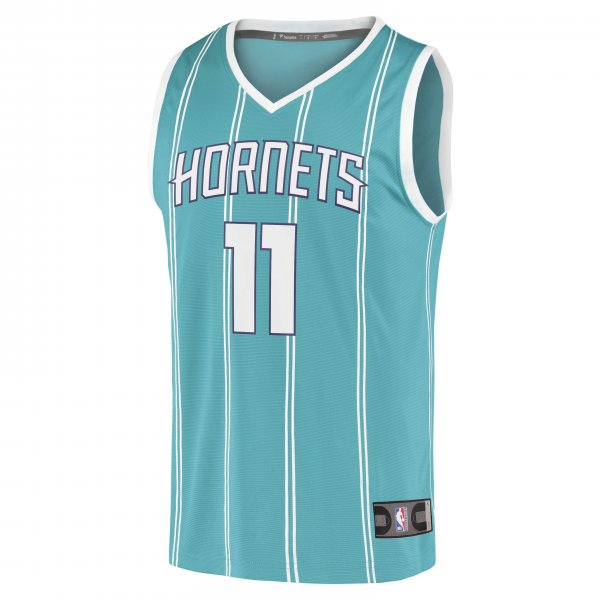 Men's Charlotte Hornets Cody Martin Fanatics Teal Fast Break Replica Jersey - Icon Edition