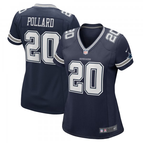 Women's Dallas Cowboys Tony Pollard Nike Navy Game Player Jersey