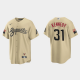 Men's Arizona Diamondbacks #31 Ian Kennedy City Connect Gold MLB Jersey