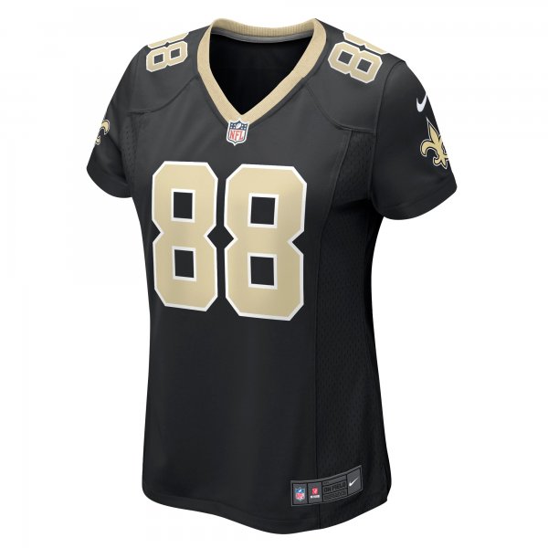 Women's New Orleans Saints Shaquan Davis Nike Black  Game Jersey