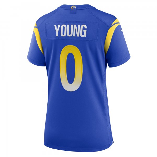 Women's Los Angeles Rams Byron Young Nike Royal Home Game Jersey