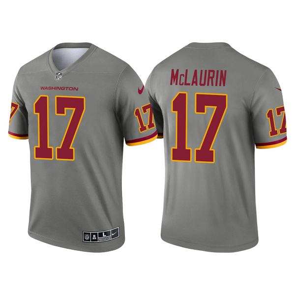 Men's Washington Football Team #17 Terry McLaurin 2021 Steel Limited NFL Jersey