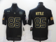 Men's San Francisco 49ers #85 George Kittle Black 2020 Salute To Service Stitched NFL Nike Limited Jersey