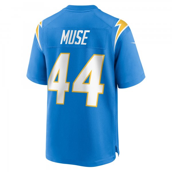 Men's Los Angeles Chargers Tanner Muse Nike  Powder Blue Team Game Jersey