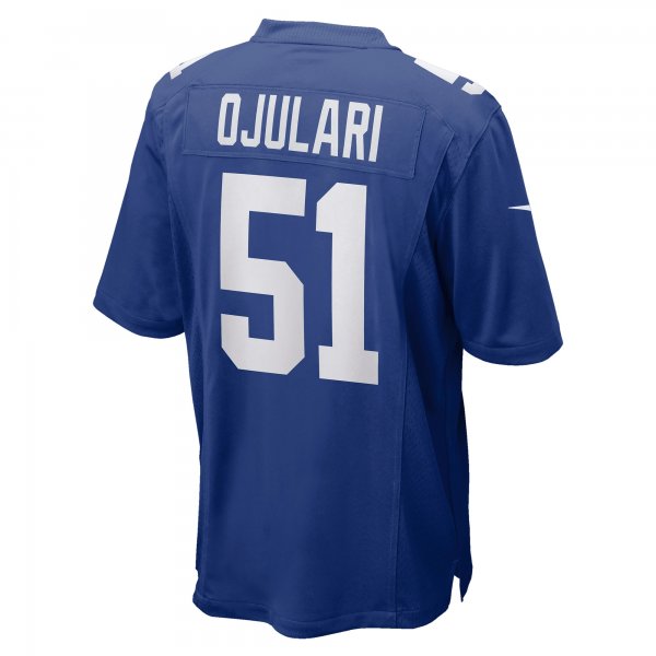 Men's New York Giants Azeez Ojulari Nike Royal Game Player Jersey