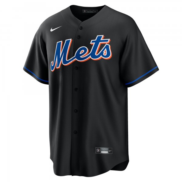 Men's New York Mets Pete Alonso Nike Black 2022 Alternate Replica Player Jersey