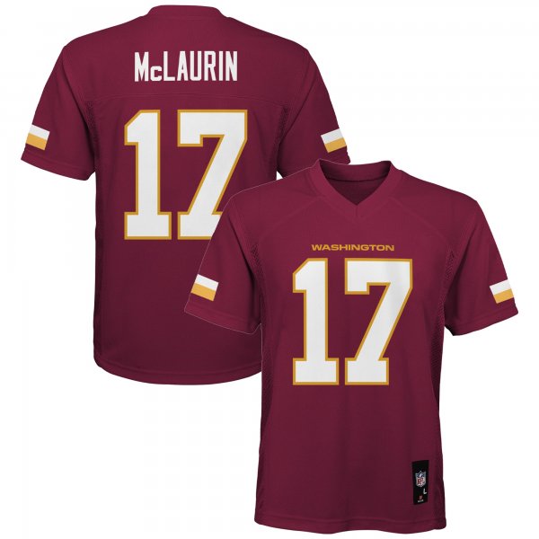 Youth Washington Commanders Terry McLaurin Burgundy Replica Player Jersey