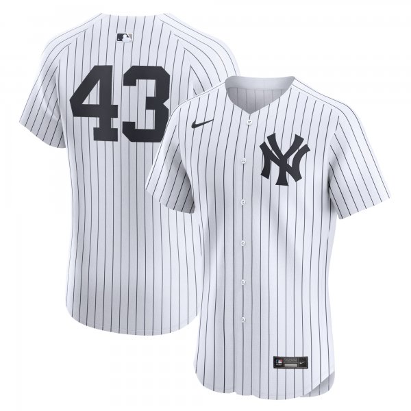 Men's New York Yankees Jonathan LoÃÂ¡isiga Nike White Home Elite Player Jersey