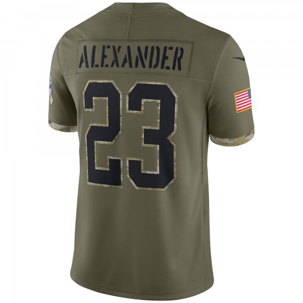 Men's Green Bay Packers Nike Olive 2022 Salute To Service Limited Jersey