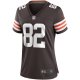 Women's Cleveland Browns Ozzie Newsome Nike Brown Game Retired Player Jersey