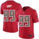 Men's Nike Tampa Bay Buccaneers #99 Warren Sapp Red Stitched NFL Limited Rush Jersey