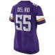 Women's Minnesota Vikings Jack Del Rio Nike Purple Game Retired Player Jersey