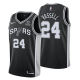 Men's San Antonio Spurs #24 Devin Vassell 2020-21 Black Icon Edition NBA Jersey