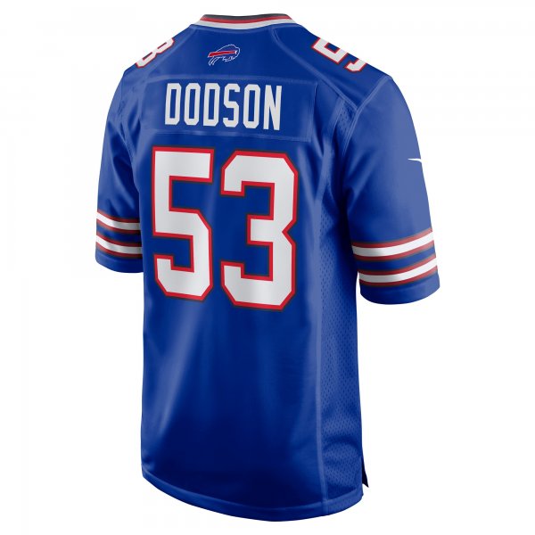 Men's Buffalo Bills Tyrel Dodson Nike Royal Game Player Jersey