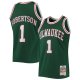 Men's Milwaukee Bucks Oscar Robertson Mitchell & Ness Green 1996/97 Hardwood Classics NBA 75th Anniversary Diamond Swingman Jersey