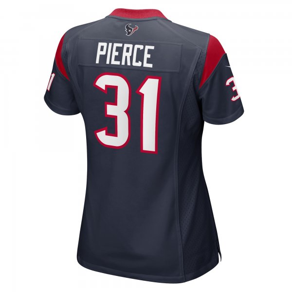 Women's Houston Texans Dameon Pierce Nike Navy Game Player Jersey