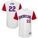 Team Dominican Republic #22 Robinson Cano White 2017 World Baseball Classic Stitched MLB Jersey