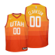 Utah Jazz Jordan Clarkson youth 2020-21 City Edition Orange Jersey