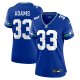 Women's Seattle Seahawks Jamal Adams Nike Royal Throwback Player Game Jersey