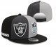 Las Vegas Raiders Black White And Grey Cap