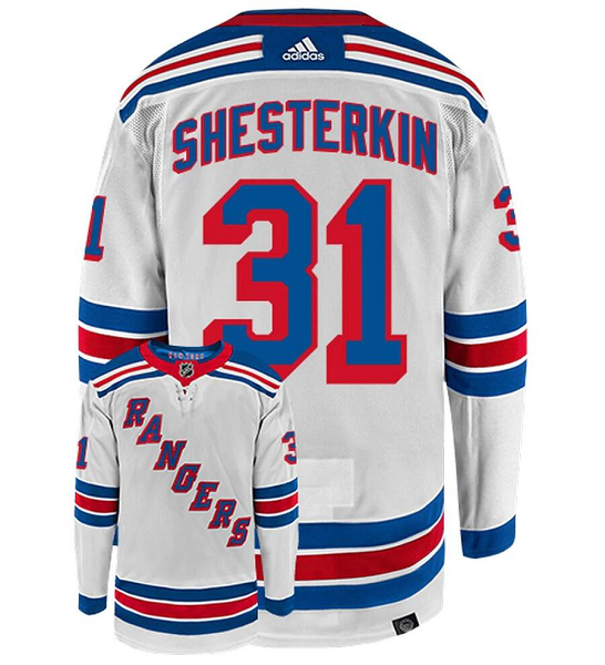 Men's New York Rangers #31 Igor Shesterkin Adidas Primegreen NHL Hockey Jersey