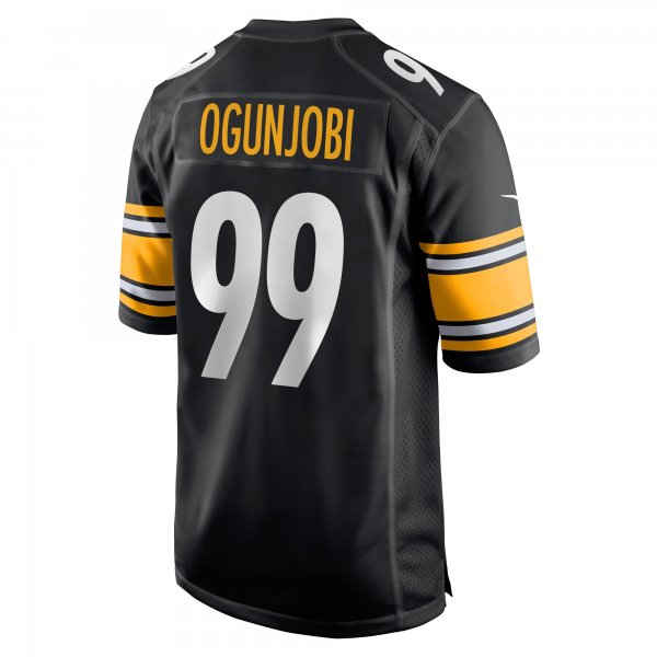 Men's Pittsburgh Steelers Larry Ogunjobi Nike Black Game Player Jersey