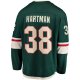 Men's Minnesota Wild Ryan Hartman Fanatics Green Home Breakaway Player Jersey