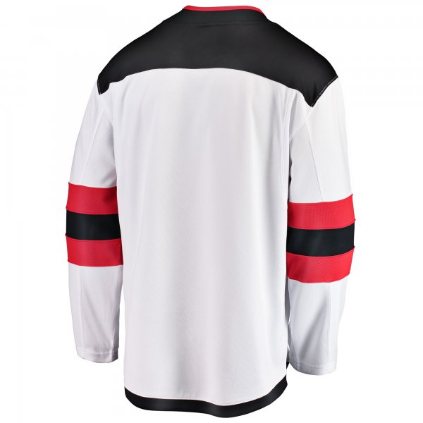 Youth New Jersey Devils Fanatics White Away Breakaway Jersey