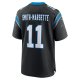 Men's Carolina Panthers Ihmir Smith-Marsette Nike  Black Team Game Jersey