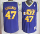 Mitchell And Ness Men's Utah Jazz #47 Andrei Kirilenko Blue Stitched Throwback NBA Jersey