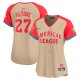 Women's Houston Astros #27 Jose Altuve Nike Cream 2024 MLB All-Star Game Jersey