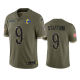 Los Angeles Rams Matthew Stafford Olive 2022 Salute To Service Limited Jersey #9