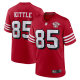 Men's San Francisco 49ers #85 George Kittle Nike Scarlet 75th Anniversary Alternate Player Limited Jersey