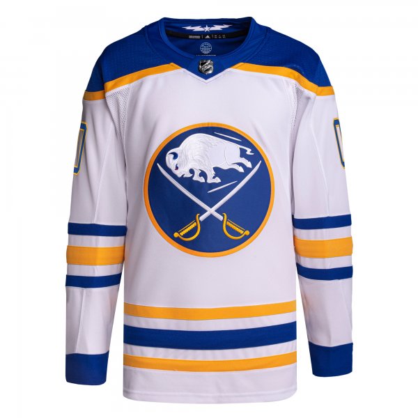 Men's Buffalo Sabres  adidas White Away  Primegreen Custom Jersey