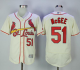 St. Louis Cardinals #51 Willie McGee Cream Flexbase Collection Stitched MLB Jersey