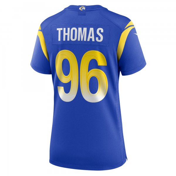 Women's Los Angeles Rams Keir Thomas Nike Royal Game Player Jersey