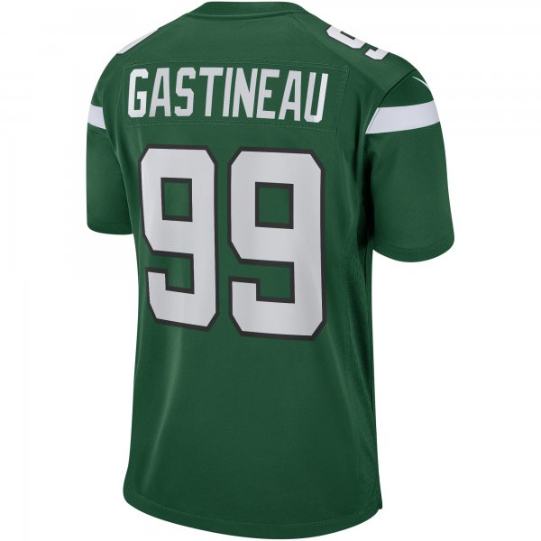 Men's New York Jets Mark Gastineau Nike Gotham Green Game Retired Player Jersey