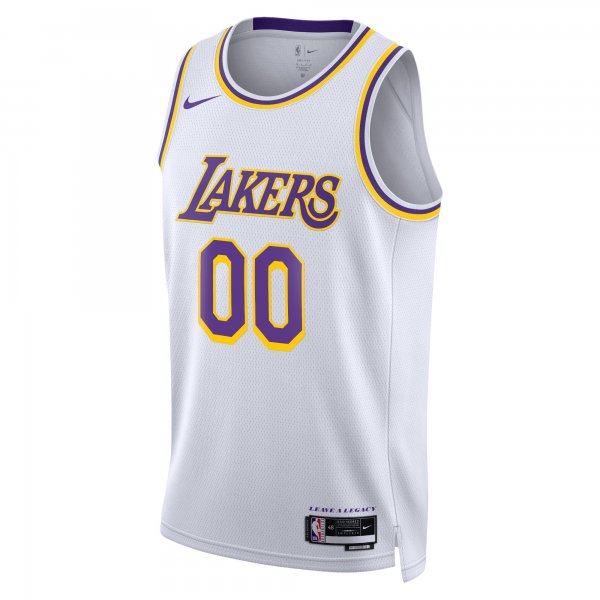 Unisex Los Angeles Lakers Nike White Swingman Custom Jersey - Association Edition