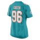 Women's Miami Dolphins Porter Gustin Nike Aqua Game Player Jersey