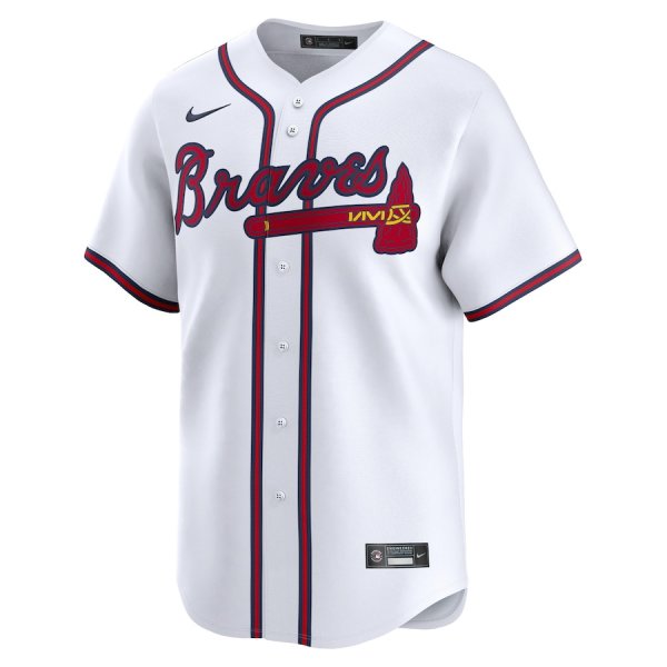 Men's Atlanta Braves Ronald Acu?a Jr. Nike White Home Limited Player Jersey