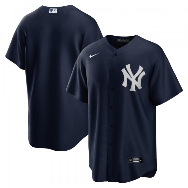 Men's New York Yankees  Nike Navy Big & Tall Alternate Replica Team Jersey